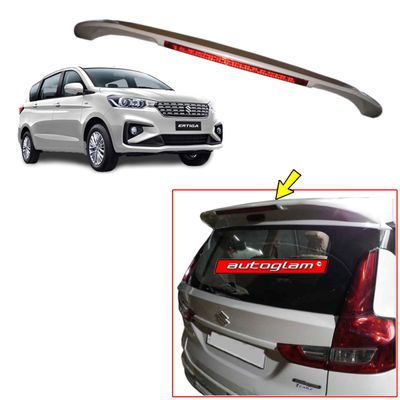 Roof Spoiler with LED Light for Maruti Suzuki Ertiga  2019+, Color - PEARL ARCTIC WHITE, AGMSE19AWL