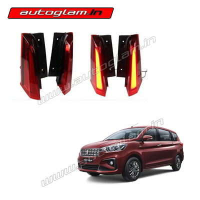 Maruti Suzuki Ertiga 2019-2020 Rear Pillar Lights, Tail Brake Lamps, Set of 2 (Right+Left), AGMSE19PL