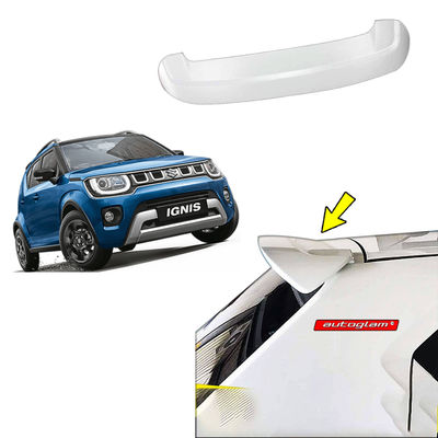 Roof Spoiler for Maruti Suzuki Ignis, Color - Nexa Blue, Latest Style, AGMSIRSNB