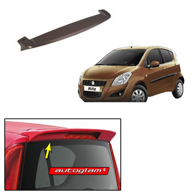 Roof Spoiler for Maruti Suzuki Ritz 2012-2017, Color - BAKERS CHOCOLATE, Latest Style, AGMSR12RSBC