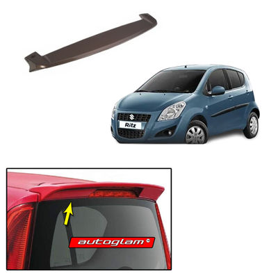 Roof Spoiler for Maruti Suzuki Ritz 2012-2017, Color -NEW BREEZE BLUE, Latest Style, AGMSR12RSNBB