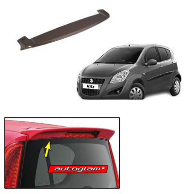 Roof Spoiler for Maruti Suzuki Ritz 2012-2017, Color -NEW GRANITE GREY, Latest Style, AGMSR12RSNGG