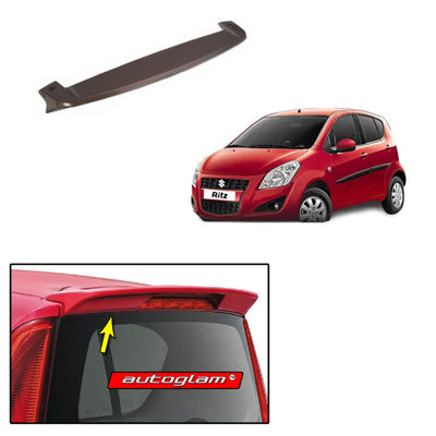 Roof Spoiler for Maruti Suzuki Ritz 2012-2017, Color - NEW MYSTIQUE RED, Latest Style, AGMSR12RSNMR