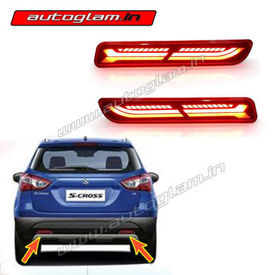 Maruti Suzuki S-Cross All Models LED Rear Reflector Light, AGMSSC95LR