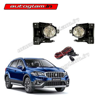 Maruti Suzuki S-Cross  2017-19 Complete Fog Lamp Kit, AGMSSC30FL