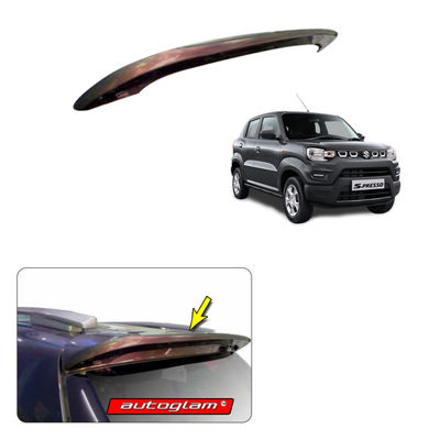 Roof Spoiler for Maruti Suzuki S-Presso, Color - METALLIC GRANITE GREY, Latest Style, AGMSPRSMGG