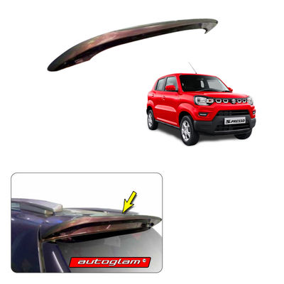 Roof Spoiler for Maruti Suzuki S-Presso, Color - SOLID FIRE RED, Latest Style, AGMSPRSSFR