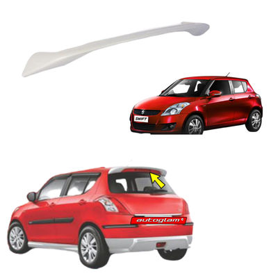 Roof Spoiler for Maruti Suzuki Swift 2011-17, Color -BLAZING RED, Latest Style, AGMSS11RSBR