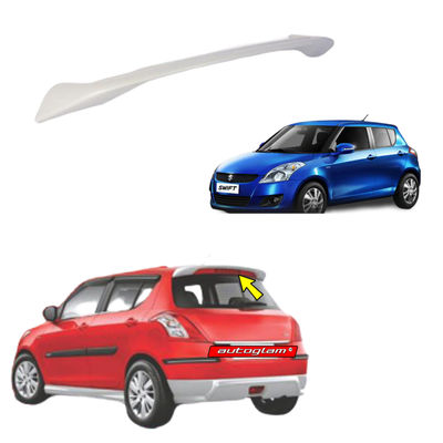 Roof Spoiler for Maruti Suzuki Swift 2011-17, Color -TORQUE BLUE, Latest Style, AGMSS11RSTB