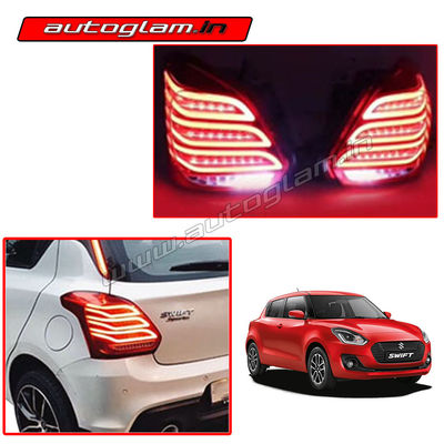 Maruti Suzuki Swift 2018+ MERC Style LED Tail Lights, AGMSS20M