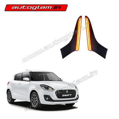 Maruti Suzuki Swift 2018-2020 Rear Pillar Lights with Running Indicator, AGMSS10PL