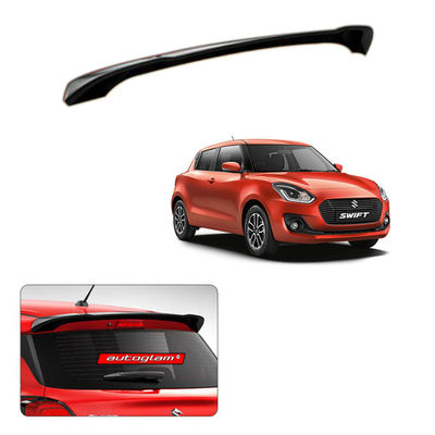 Roof Spoiler for Maruti Suzuki Swift 2018+ Models, Color - LUCENT ORANGE, AGMSS18RSLO