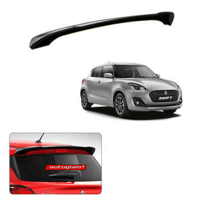 Roof Spoiler for Maruti Suzuki Swift 2018+ Models, Color - SILKY SILVER, AGMSS18RSS