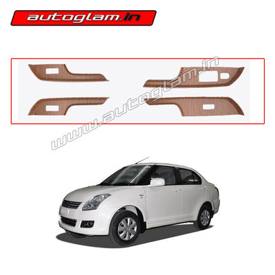 Maruti Suzuki Swift Dzire 2012-16 Wooden Interior Kit, Set of 4 Pcs, AGMSSD538WK