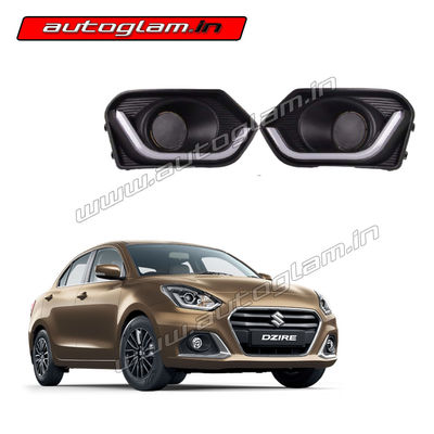 Maruti Suzuki Swift Dzire 2017-2020 Fog Lamp LED DRL, AGMS402D