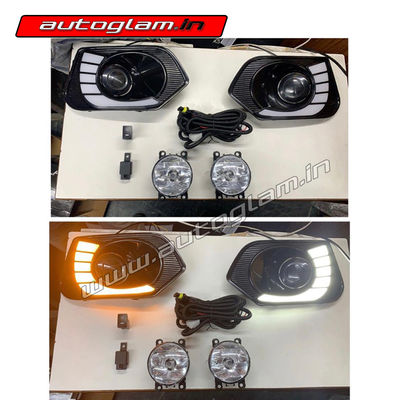 Maruti Suzuki Swift Dzire 2017-2020 Fog Lamp Kit with LED DRL, AGMSD308D