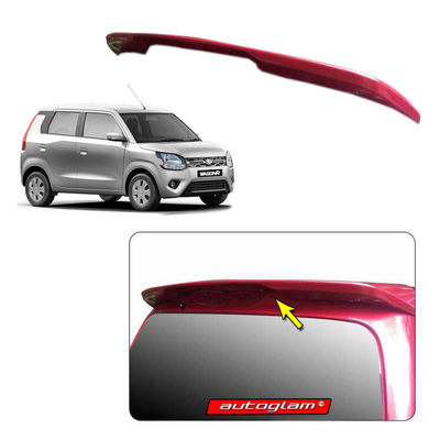 Roof Spoiler Maruti Suzuki WagonR 2019+ Models, Color - SILKY SILVER, Latest Style, AGMSWRSSS