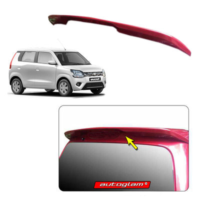 Roof Spoiler Maruti Suzuki WagonR 2019+ Models, Color - SUPERIOR WHITE, Latest Style, AGMSWRSSW