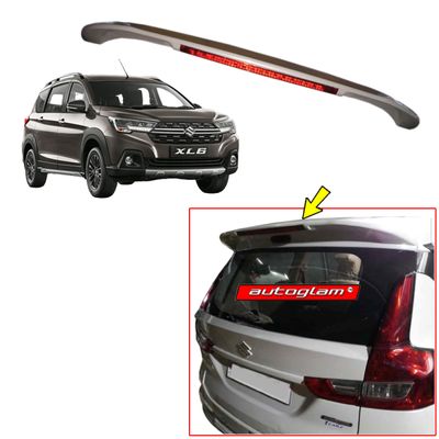 Roof Spoiler with LED Light for Maruti Suzuki XL6 2019+, Color - METALLIC MAGMA GREY, AGMXL6MMGL