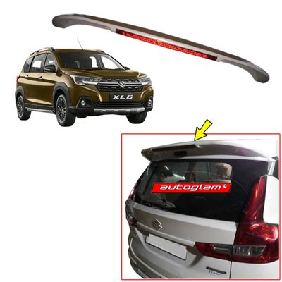 Roof Spoiler with LED Light for Maruti Suzuki XL6 2019+, Color - PEARL BRAVE KHAKI, AGMXL6BKL