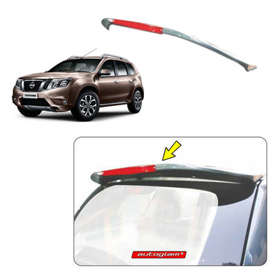 Roof Spoiler with LED Light for Nissan Terrano, Color - BRONZE GREY, AGNTRSBG