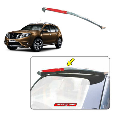 Roof Spoiler with LED Light for Nissan Terrano, Color - SANDSTONE BROWN, AGNTRSSB