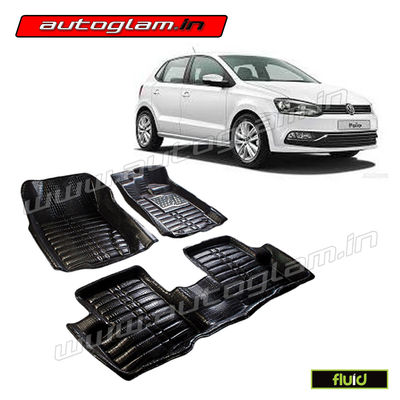 AGVWP19BL, 5D MATS FOR VOLKSWAGEN POLO ALL MODELS, Color - BLACK, High Quality Product!