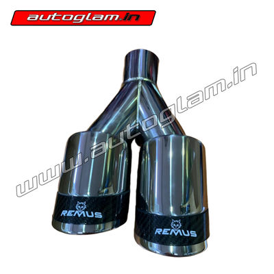 Remus Dual Tip Car Exhaust Universal For All Car, AGALL104PE