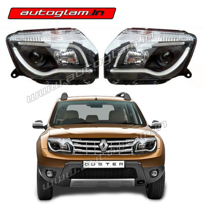 Renault Duster 2014-16 HID Projector Headlight with Matrix DRL, AGRD302