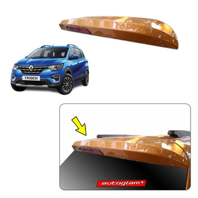 Roof Spoiler with LED Light for Renault Triber, Color - ELECTRIC BLUE, AGRTRSEB