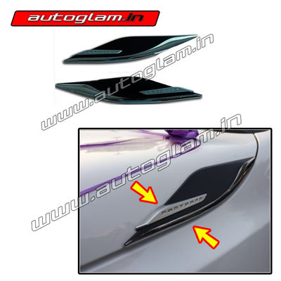 AGTF16SHG, CHROME SIDE HOOD GARNISH FOR TOYOTA FORTUNER 2016+ MODELS