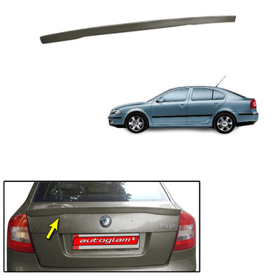 Skoda Laura 2007-2010 Models Lip Spoiler, Color - SATIN GREY, AGSL7LSSG