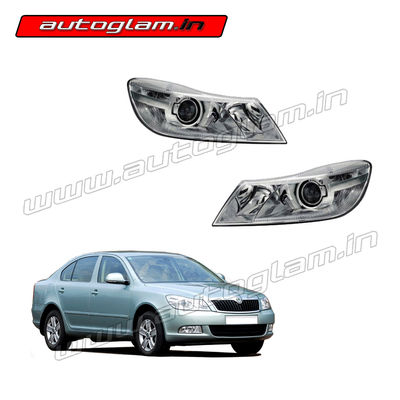 AGSL1OHLB, Skoda Laura 2009-13 Model Original Headlight Assembly - Both Side (R&L)