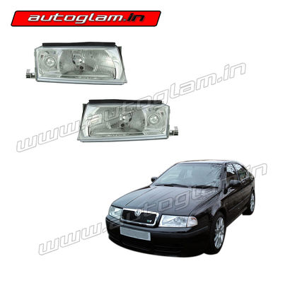 AGSO1OHLB, Skoda Octavia 2002-12 Model Original Headlight Assembly - Both Side (R&L)