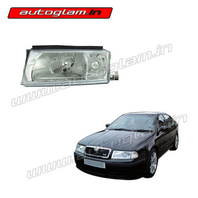 AGSO1OHLL, Skoda Octavia 2002-12 Model Original Headlight Assembly - Left Side