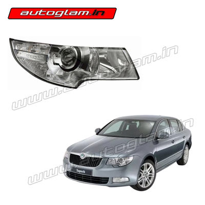 AGSS1OHLR, Skoda Superb 2009-13 Model Original Headlight Assembly - Right Side