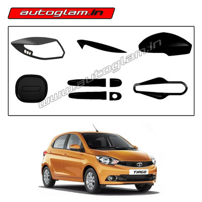 Tata Tiago 2015-19 Black Show Kit, Set of 6 Items, AGTTBSK10