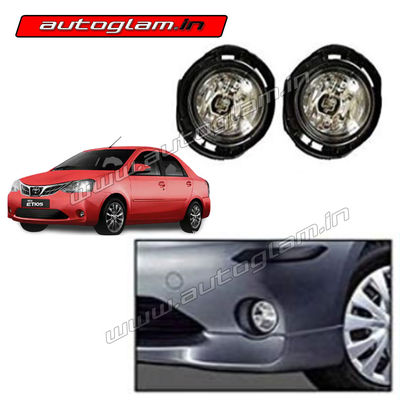 Toyota Etios 2010-18 Fog lamp kit with switch OEM Quality, AGTE33FG