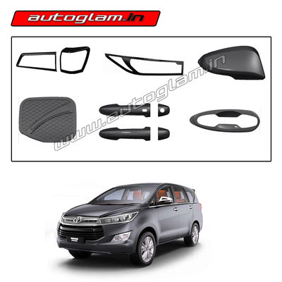 Toyota Innova Crysta Black Show Kit, Set of 6 Items, AGTICBSK38