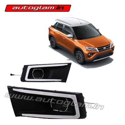 Toyota Urban Cruiser 2021+ Car Fog Lamp kit Chrome cover 55W, AGTUCCFLKL