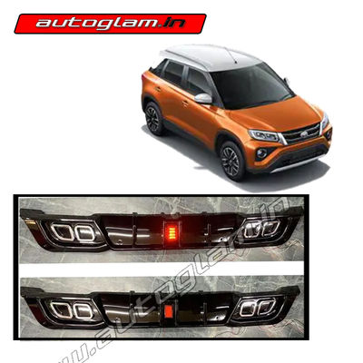 Toyota Urban Cruiser 2020+ Rear Bumper Diffuser with Centre Light, AGTUCRBDL