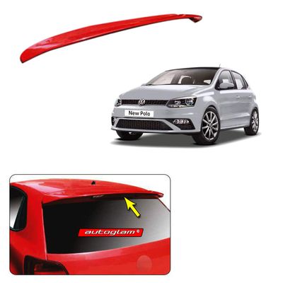 Roof Spoiler for Volkswagen Polo, Color - CANDY WHITE, AGVWPRSCW