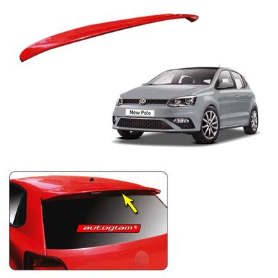 Roof Spoiler for Volkswagen Polo, Color - REFLEX SILVER, AGVWPRSRS