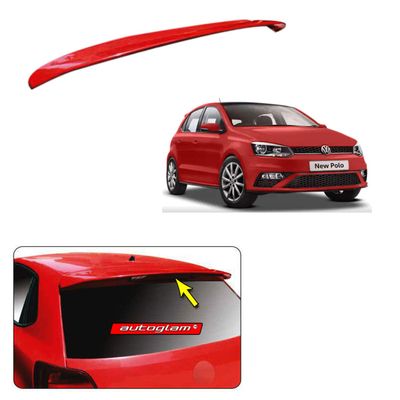 Roof Spoiler for Volkswagen Polo, Color - SUNSET RED, AGVWPRSSR