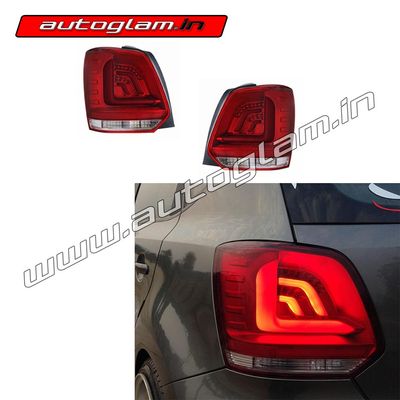 Volkswagen Polo 2010-19 LED Tail Lights - RED Color, AGVWP905TL