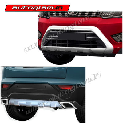 AGMX300NGB, Mahindra XUV300 Front & Rear Nudge Guard/Bumper Guard