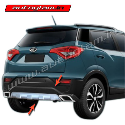 Mahindra XUV300 2019+ Rear Diffuser / Rear Guard / Rear Nudge Guard for all Models, AGMX300NGR