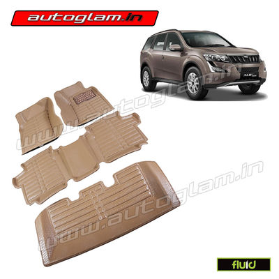 AGMX500BG, 5D MATS FOR MAHINDRA XUV500 ALL MODELS, Color - BEIGE, High Quality Product!