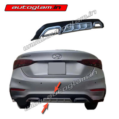 Hyundai Verna 2017+Rear Diffuser MERC Style, AGHVRD172