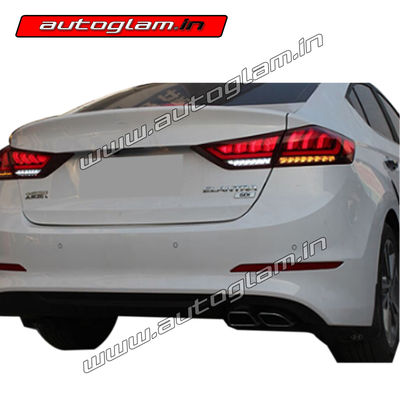 Hyundai Elantra 2016-19 LED Tail Lights, AGHE1619AMTL